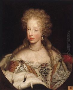 Retrato De Leonora Magdalena De Neoburgo