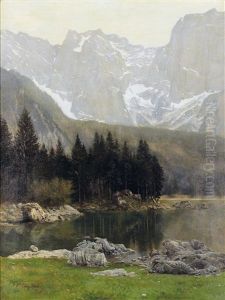 Gebirgssee by Viktor Mytteis