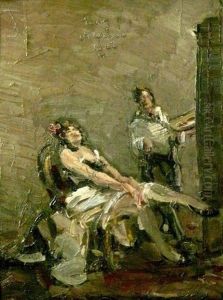 Im Atelier Des Kunstlers by Franz Naager