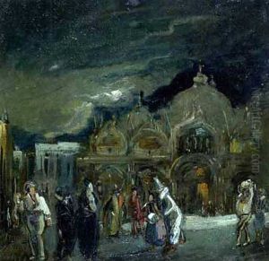 Karneval In Venedig by Franz Naager