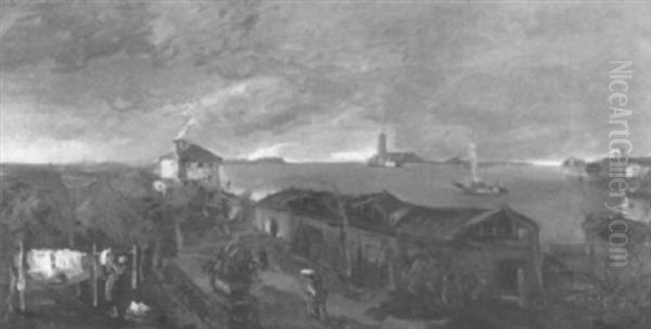 Blick Auf Die Lagune Vor Venedig - view 1