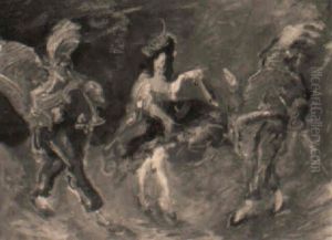 Tamburintanzerin by Franz Naager