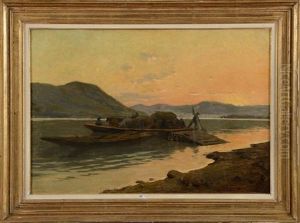 Bac Traversant Le Danube