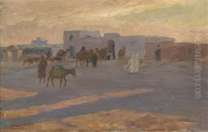 Orientalische Szene by Robert Nadler