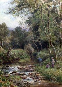 Near St Mawgon, Cornwall by James Georges Bingley