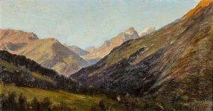 "titlis Von Rosenlaui Aus by Heinrich Naegeli