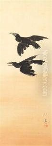 Corbeaux A L"aube (kakemono)