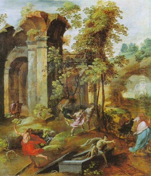 Am Grabe Des Propheten Elisaus - view 1