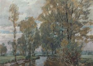 Grauer Sommertag Auf Der Alb by Wilhelm Nagel
