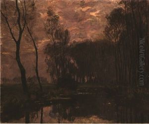 Herbstnebel by Wilhelm Nagel