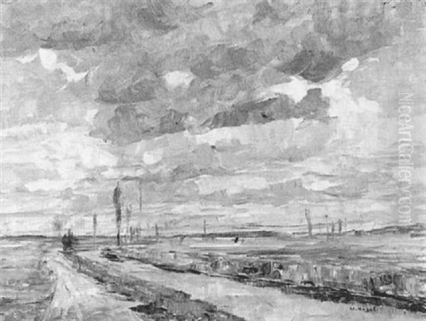 Wolkenverhangener Tag In Der Rheinebene - view 1