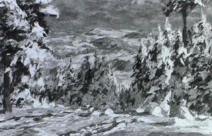 Schneelast- Winter Im Hochschwarzwald by Wilhelm Nagel