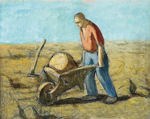 Digger (worker With Wheel-barrow, Ground- Man) - view 1