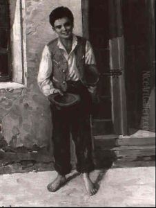 Street Musician by Ernest De Nagy