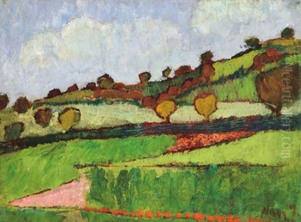 Mountainside At Fall - view 1