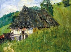 House In The Mountains by Istvan Nagy