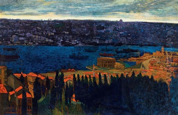 Istanbul Evening (from Constantinople) - view 1