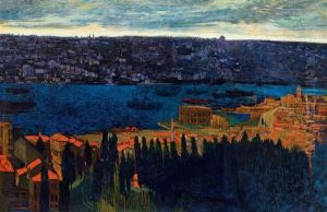Istanbul Evening (from Constantinople) by Sandor Jozsef Nagy