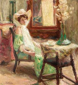 Lady Resting by Vilmos Nagy