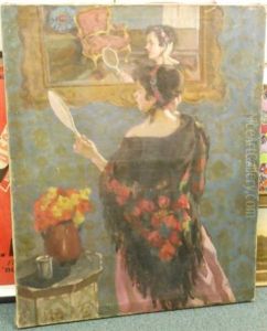 Woman Before A Mirror by Vilmos Nagy