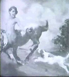Satyr Mit Hund