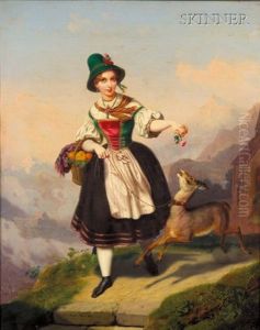 On The Mountain by Charles Christian Nahl