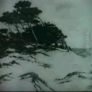 Dunes By The Sea by Perham Wilhelm Nahl