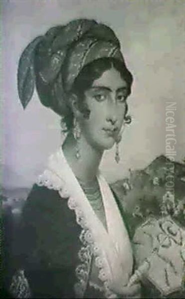 Portrait D'une Jeune Fille D'ischia - view 1