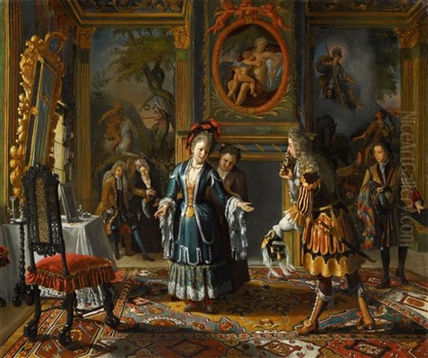 Elegant Company In An Interior - view 1