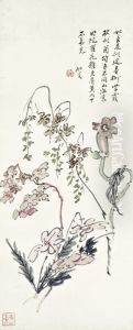 Blossoms In Huangshan by Huang Binhong