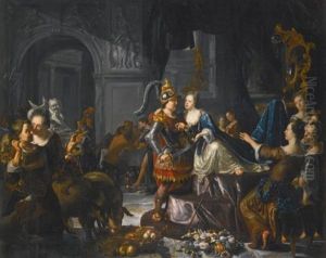 Circe And Odysseus by Matthys Naiveu