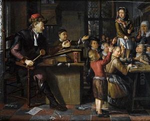 A Schoolroom Interior by Matthys Naiveu