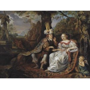 Judah And Tamar by Matthys Naiveu