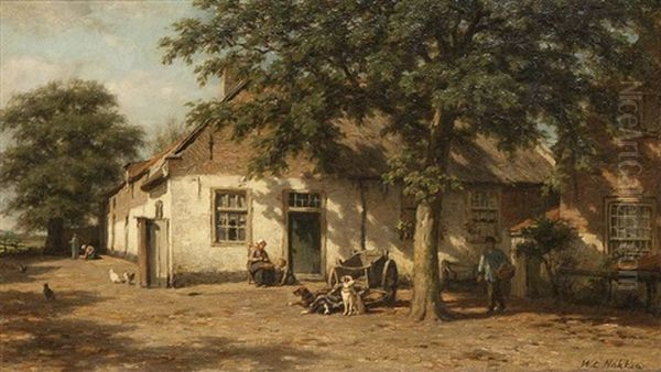 Animated Farmhouse View With Dog Cart - view 1