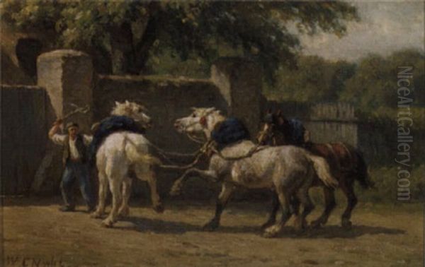 Vechtende Paarden - view 1