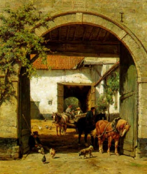 Hofeinfahrt - view 1