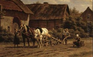 Repairing The Plough by Willem Carel Nakken