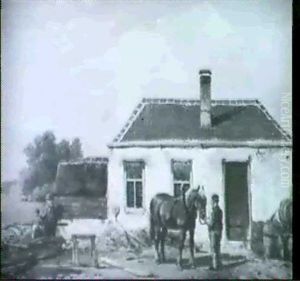 Vor Der Bottcherei by Willem Carel Nakken
