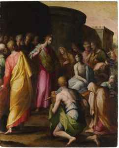 Christ Raises A Widow"s Son To Life At Naim