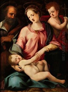 Maria Mit Dem Kind, Heiligem Joseph Und Dem Johannesknaben