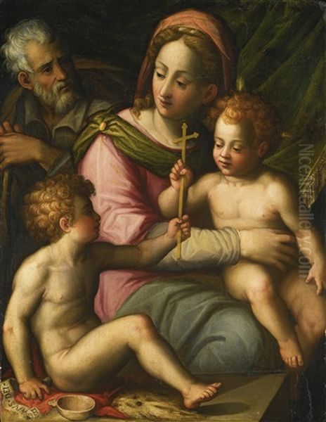 The Holy Family With The Infant Saint John The Baptist - view 1