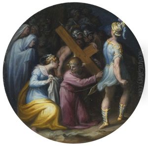 Christ Carrying The Cross by Giovanni Battista di Matteo Naldini
