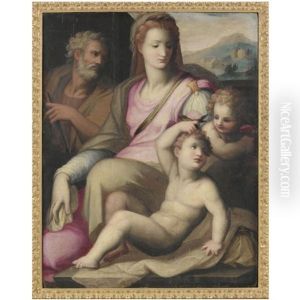 The Holy Family With The Infant Saint John The Baptist