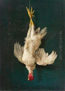 Stillleben Mit Huhn, Un Pollo Appeso