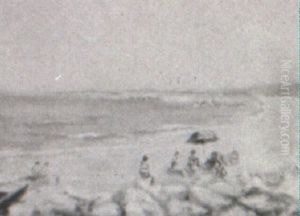 Beach Scene by John Frederick (Fred) Nankivel