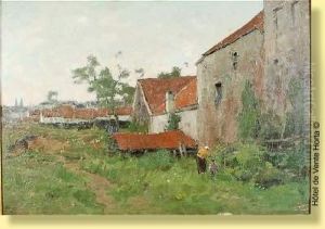 Devant La Ferme by Frantz Binje