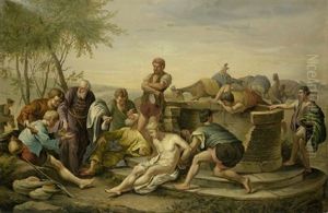 Joseph Wird Von Seinen Brudern An Die Agyptischen Handler Verkauft
