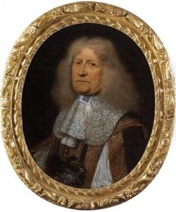 Portrait Du Ministre Colbert Age by Robert Nanteuil