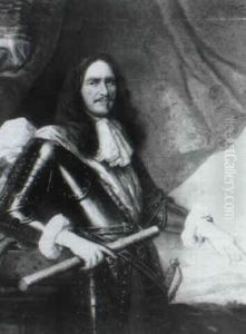 Portrait Of Henri De La Tour D'auvergne, Viscount Of Turenne, Marshal Of France by Robert Nanteuil