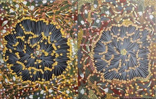 Bush Banana Dreaming (a Pair Of Works) - view 1